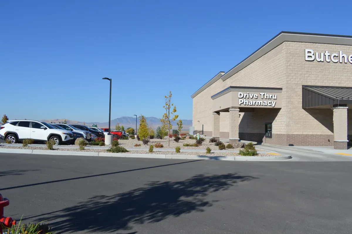 Commercial landscape maintenance project in Logan, UT