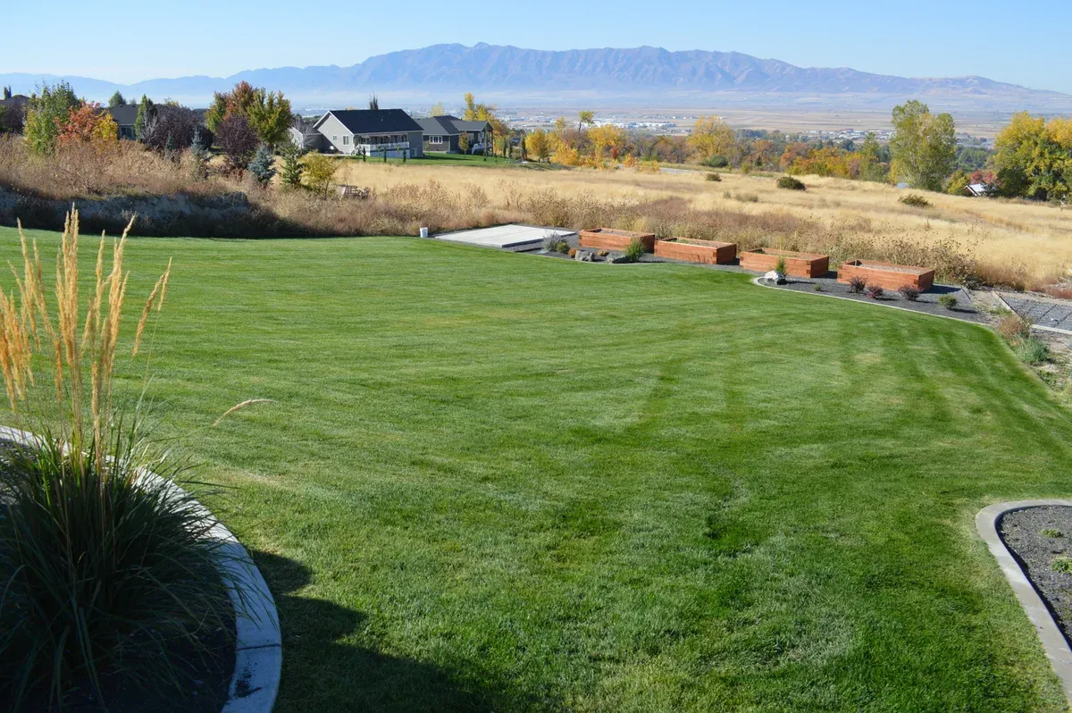 Restored Cache Valley property with hardscapes and ongoing maintenance